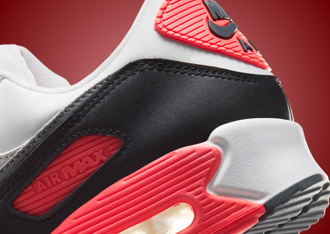 Nike Air Max 90 Infrared 3M - Heel Detail