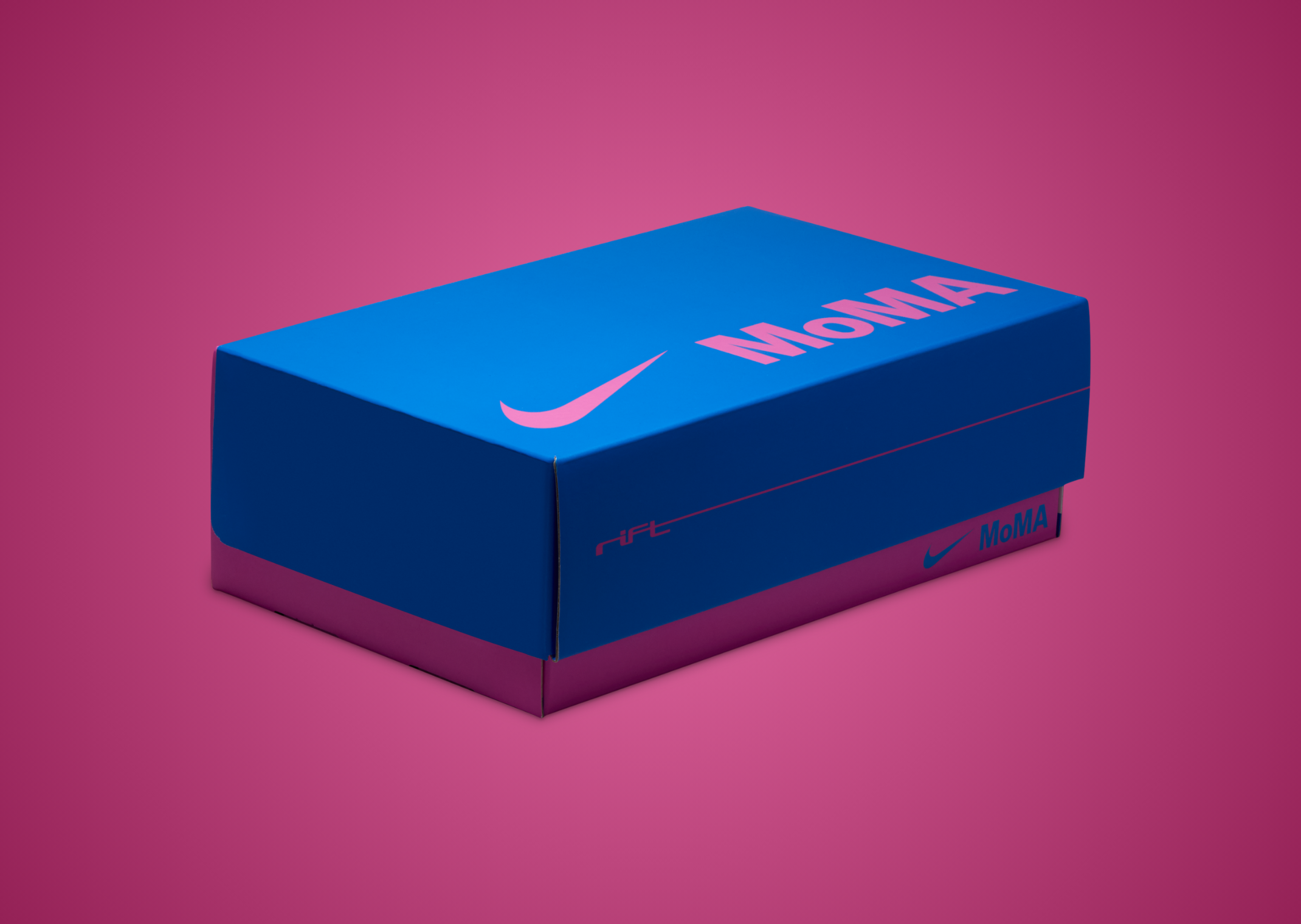 MoMA x Nike Air Rift 2 Hyper Verde Light Fuchsia - Box