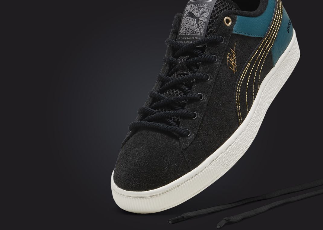 Puma × Usain Bolt × Paris Olympics★Suede ロゴ スニーカー The Usain Bolt x Puma Suede Paris Olympics Releases in 2024