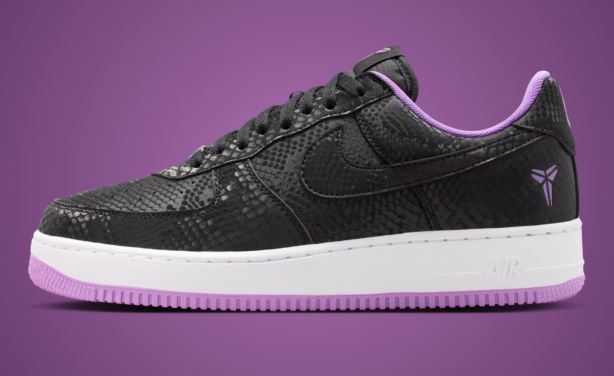 Nike Kobe Air Force 1 Low Black Purple Stardust
