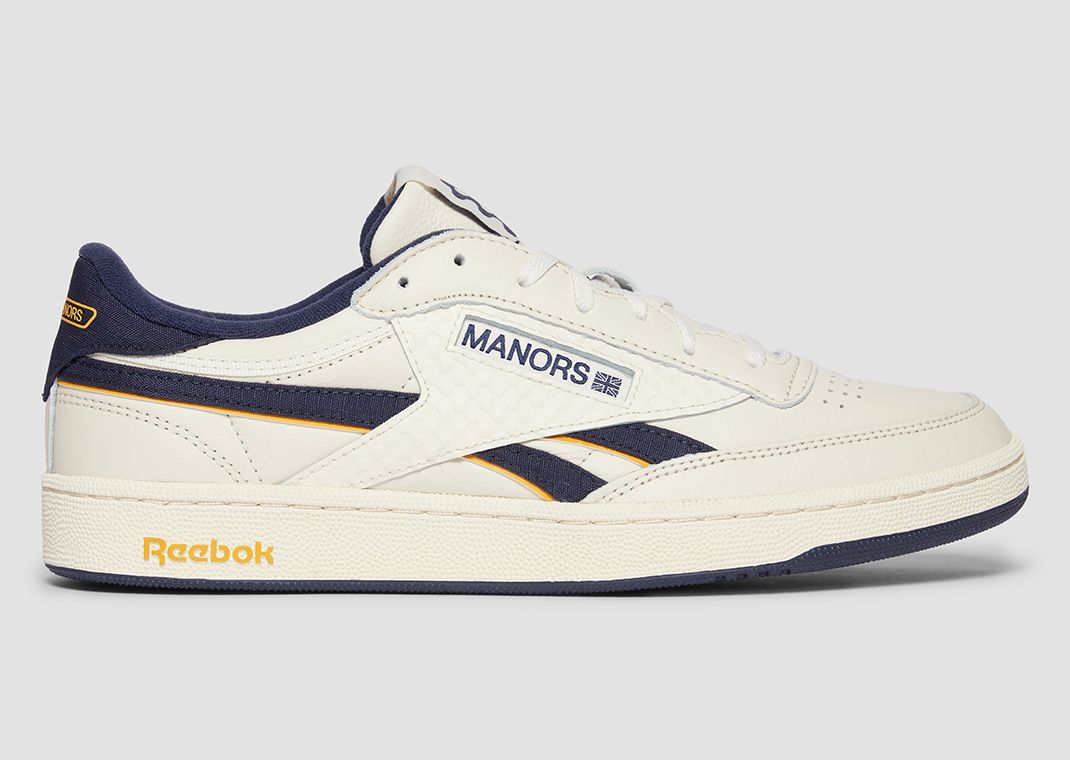 MANORS x Reebok Club C Revenge Vintage Navy Lateral