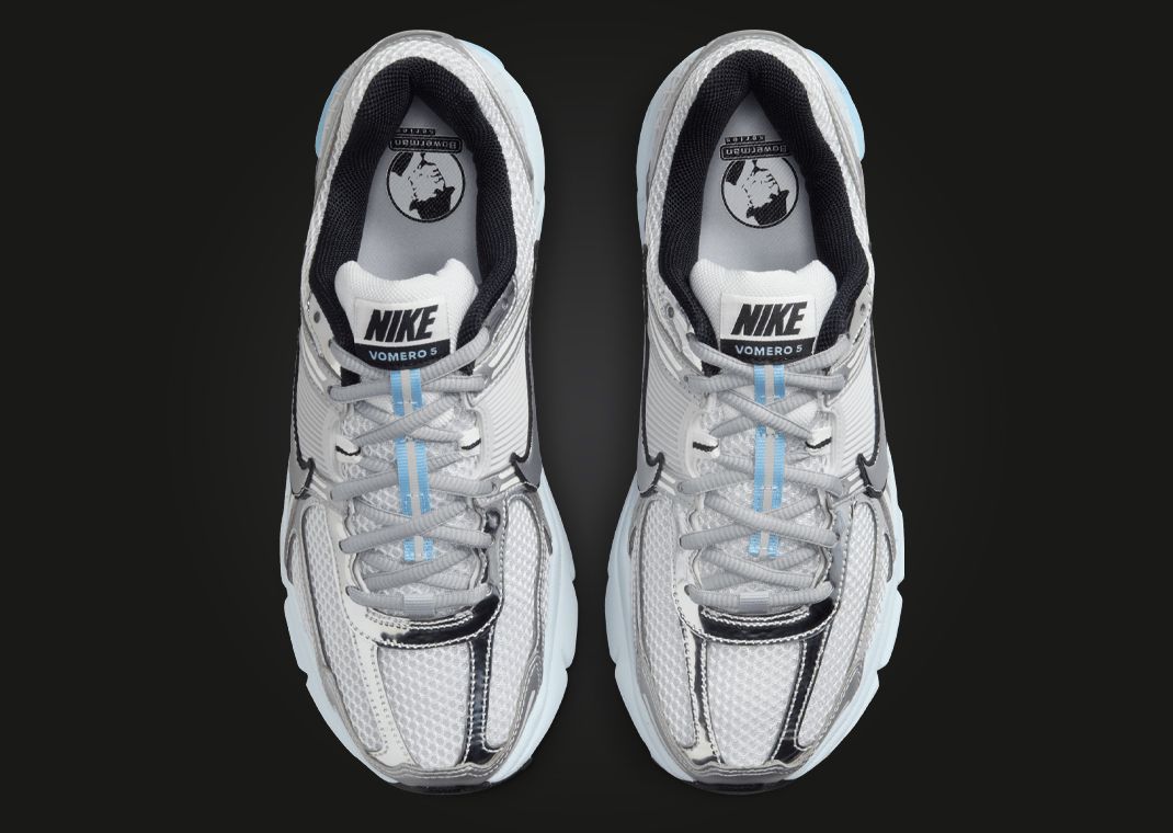 Nike Zoom Vomero 5 Metallic Platinum Blue Tint (W) Top