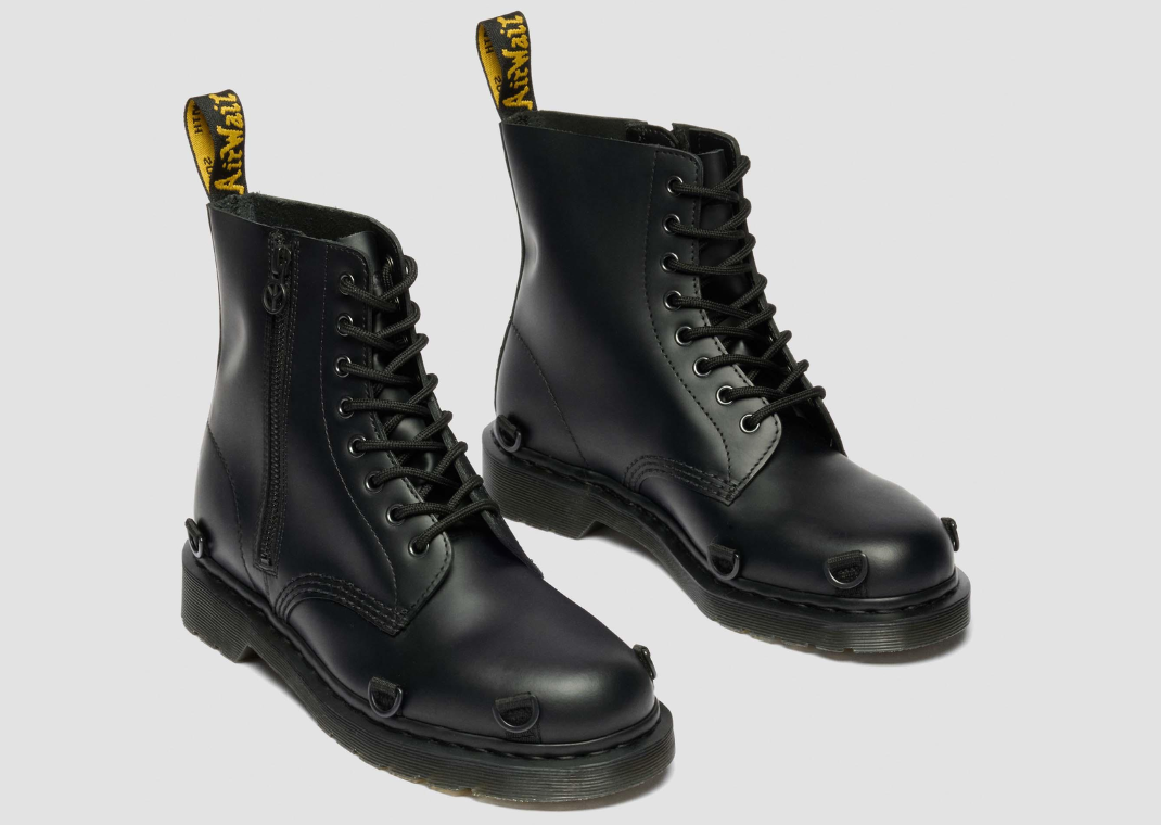 Babylon x Dr. Martens 1460 Black Camo - Boot Angle