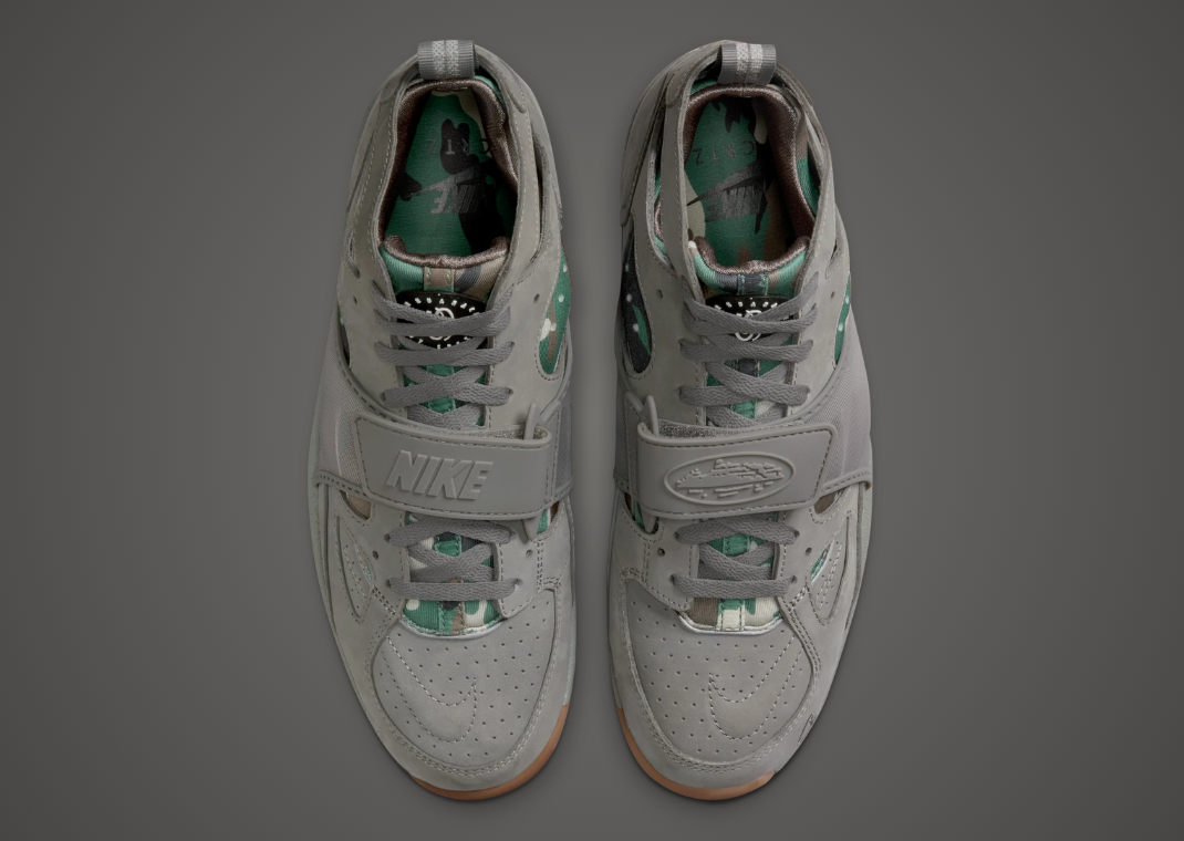 Corteiz x Nike Air Trainer Huarache Flat Pewter Top