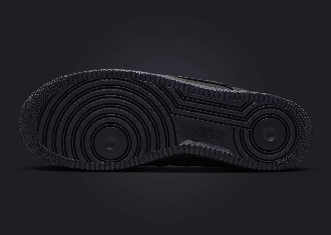Nike Air Force 1 Low Black Perforations Outsole