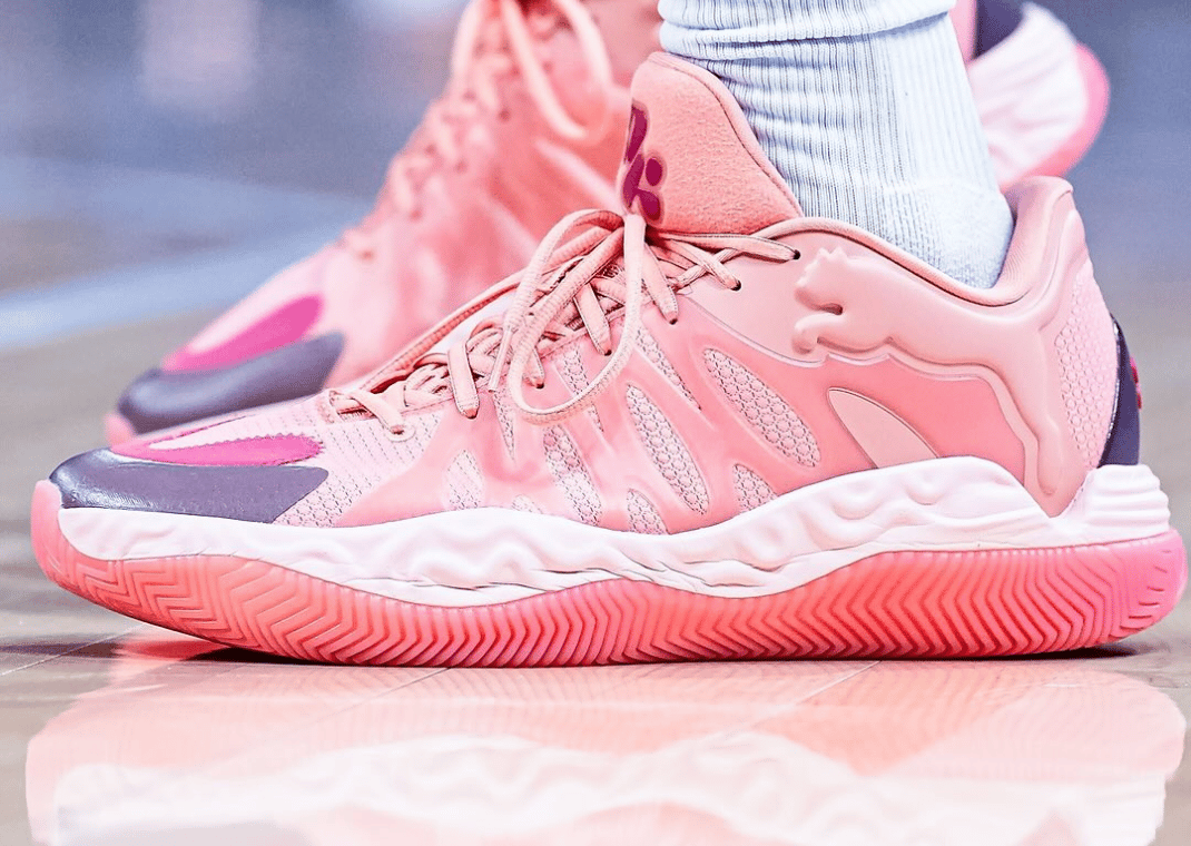 Tyrese Haliburton wearing the Puma Hali 1 ahead of the first game of the NBA Finals
