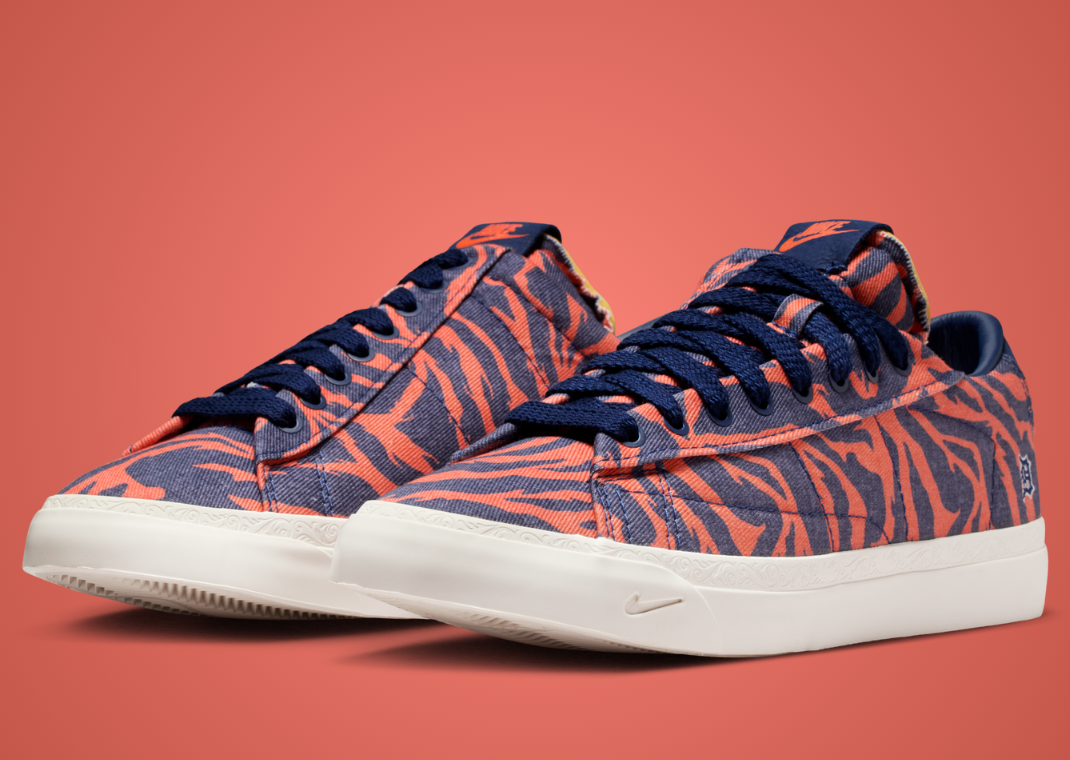 Devin Booker x Nike Blazer Low Safety Orange - Angle