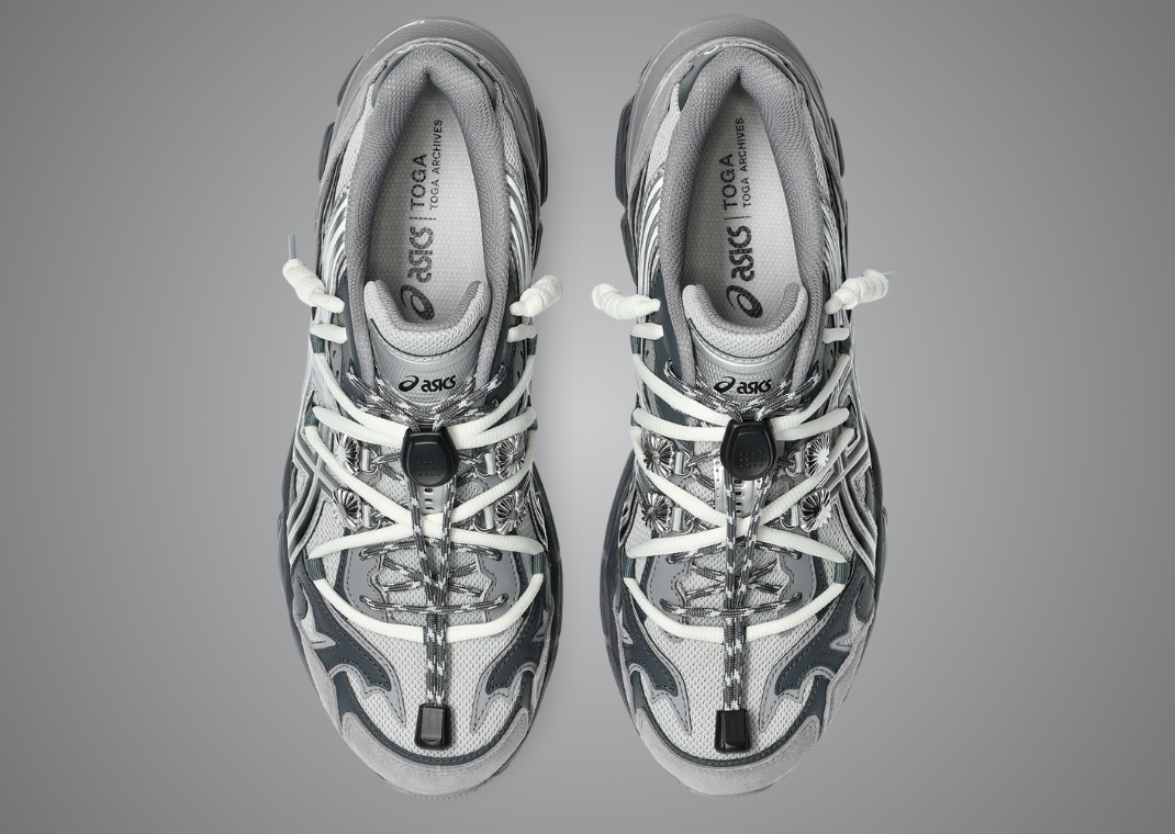 Toga Archives x Asics Gel-Cumulus 16 Grey Silver - Top