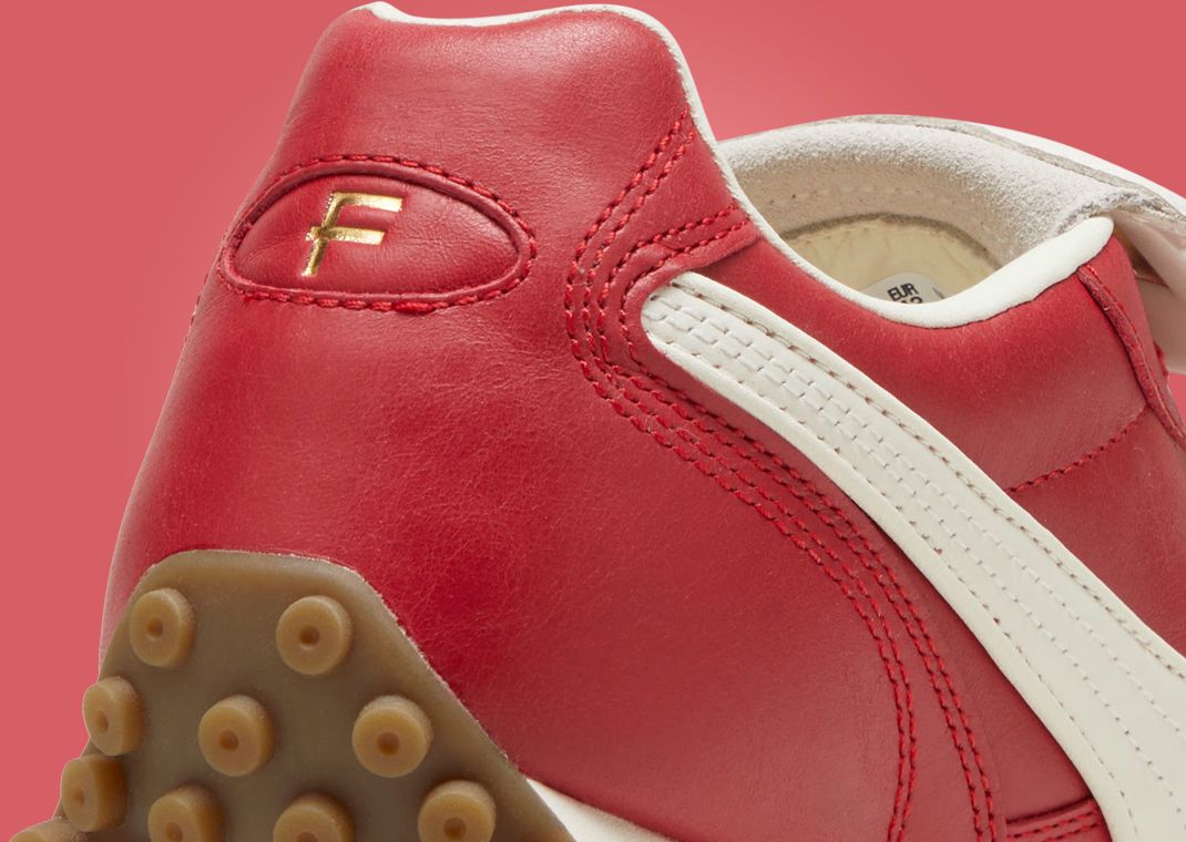 Fenty x Puma Avanti Stitched Club Red Heel Detail