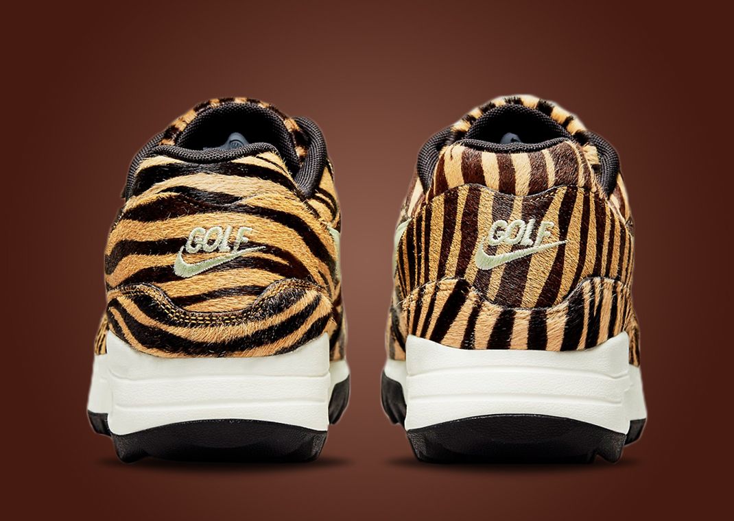 Tiger Print Covers This Nike Air Max 1 Golf