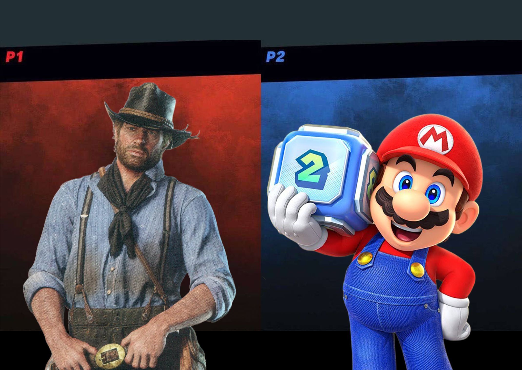 Red Dead Redemption 2 vs Super Mario Party