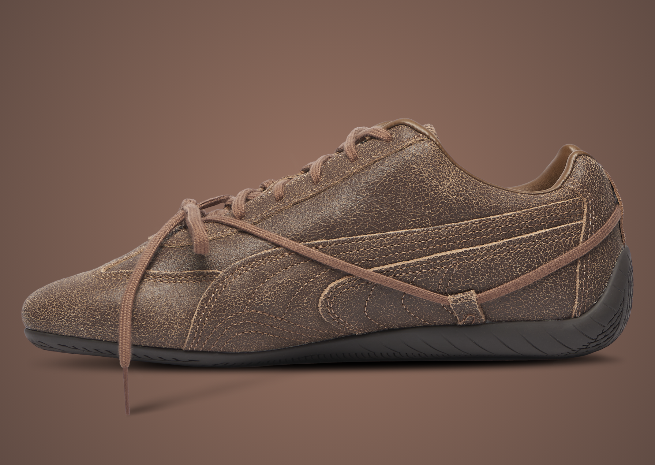 Rose x Puma Speedcat Vintage Haute Coffee - Medial