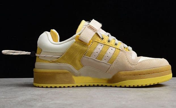 First Look adidas x Bad Bunny Forum Buckle Low Beige