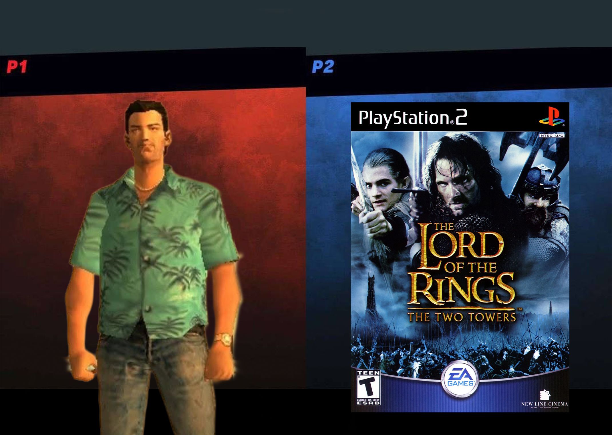 Grand Theft Auto: Vice City vs. The Lord of the Rings: The Two Towers