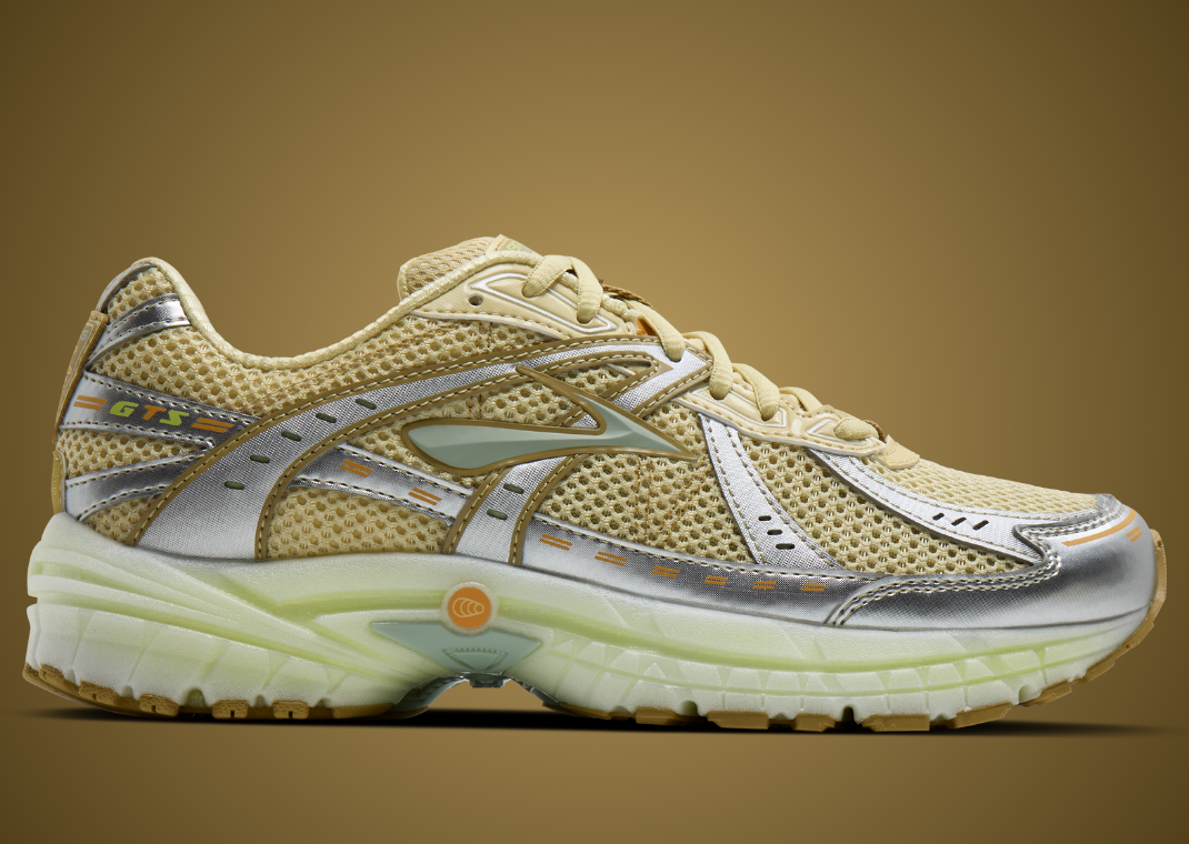 Brooks Adrenaline GTS 10 Yellow - Lateral
