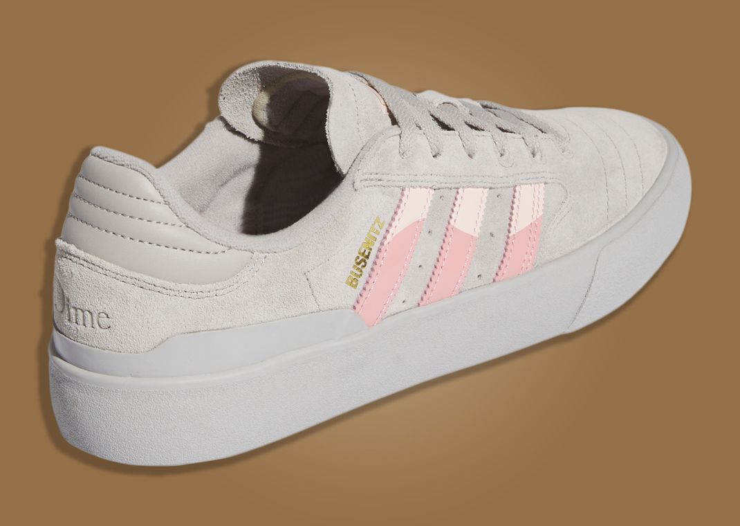 Dime x adidas Busenitz Vulc 2.0 Clear Granite Heel Angle