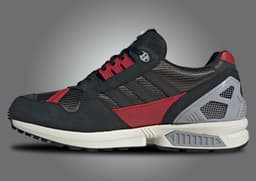 Mercedes AMG x adidas ZX8500 Black Red Medial
