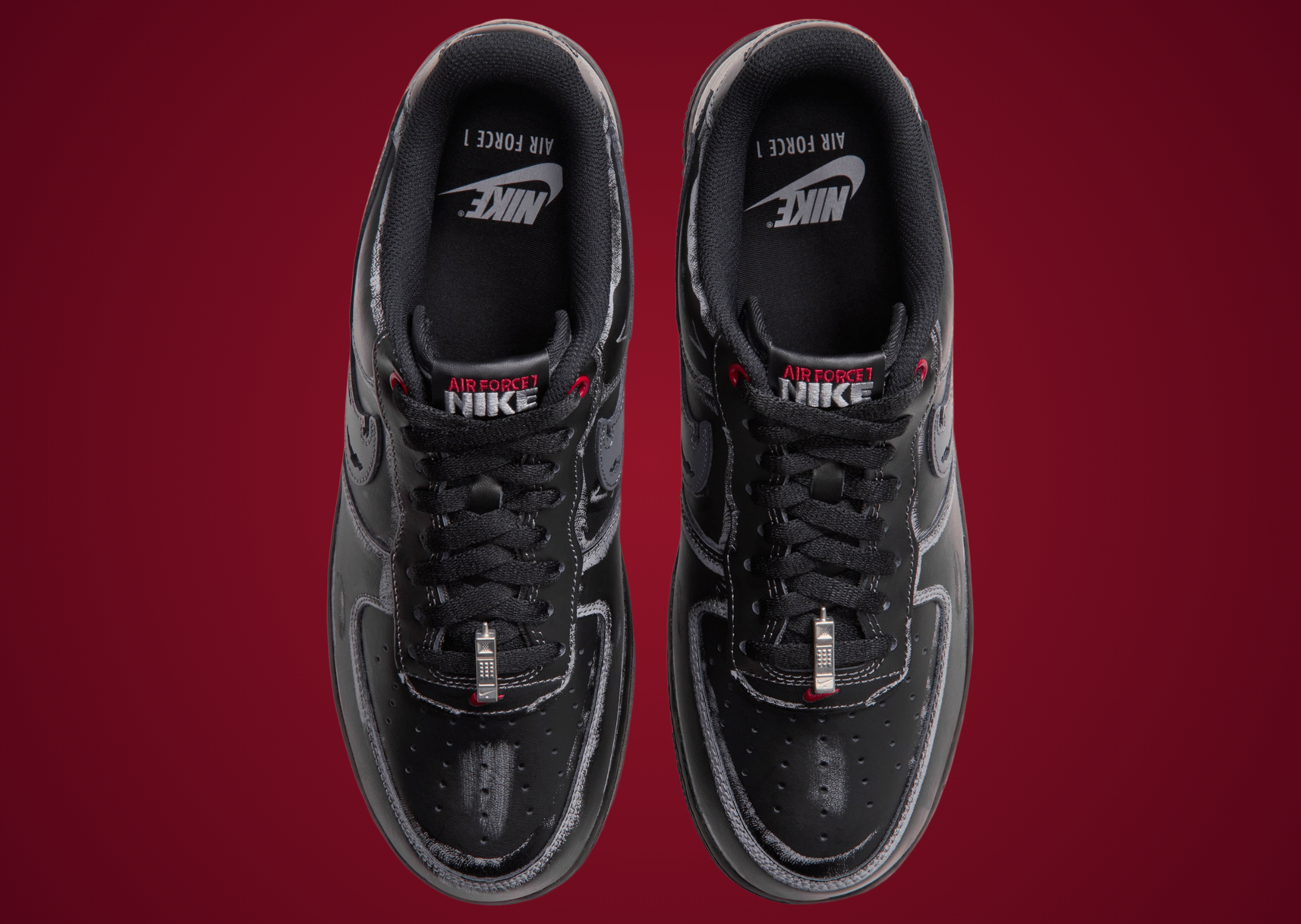 Nike Air Force 1 Ghostface Black