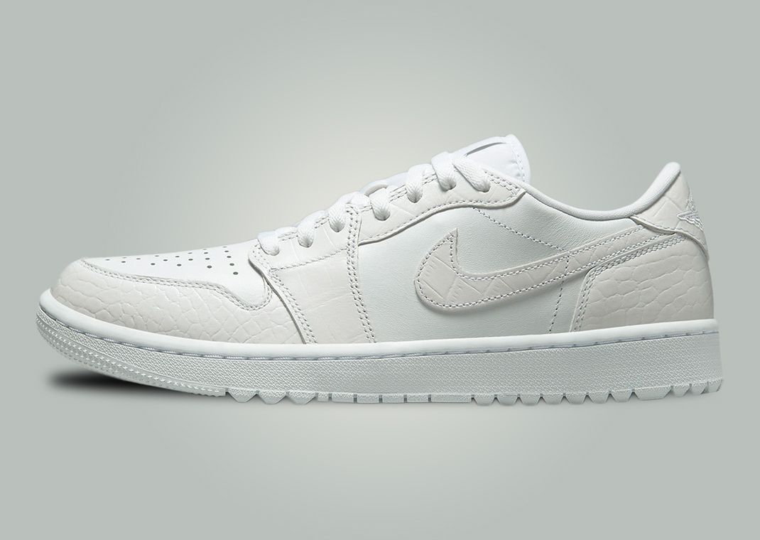 スニーカー Nike Air Jordan 1 Retro Low Golf White Croc Hit A Hole In One In Style With The Air Jordan 1 Low Golf
