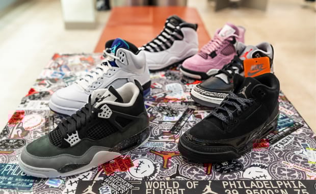 Jordan Brand is Restocking Cement 3s, Grape 5s, and more at Philly World of Flight Grand Opening