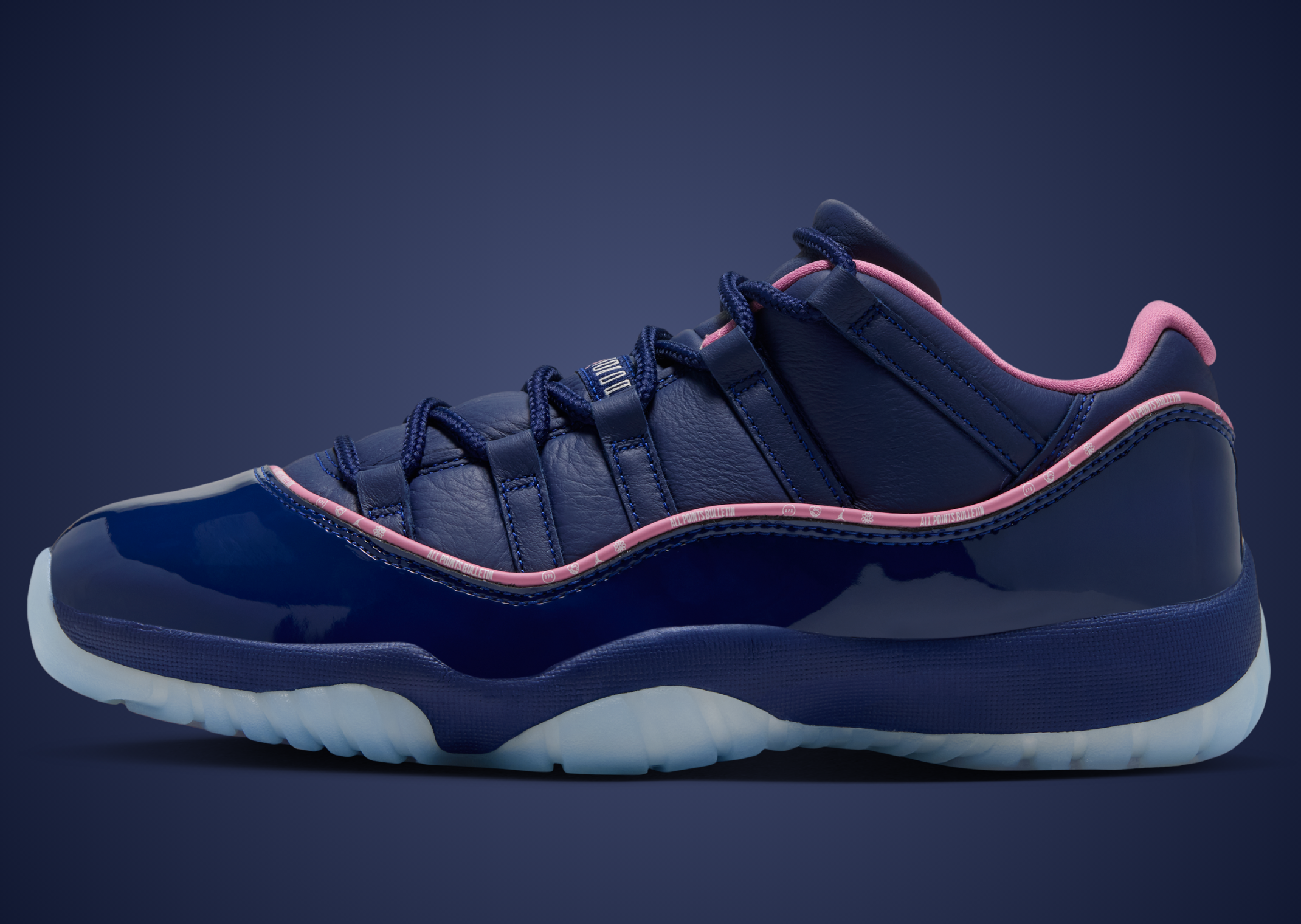 APB x Air Jordan 11 Retro Low Binary Blue - Lateral