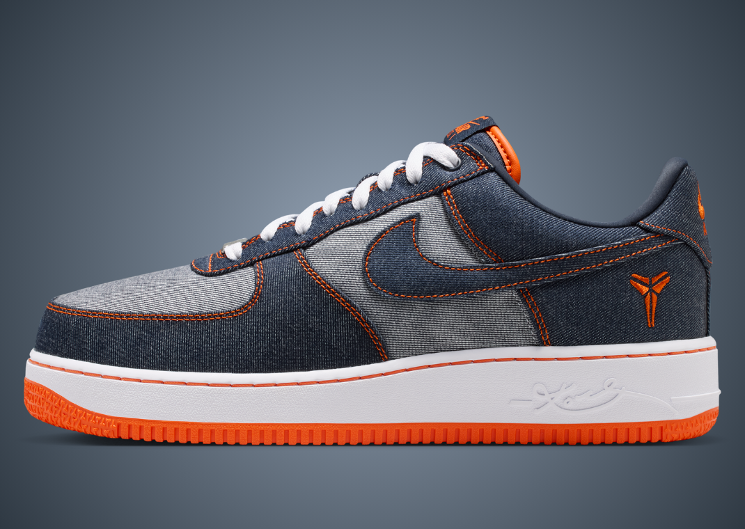 Nike Kobe Air Force 1 Low Protro Denim - Lateral