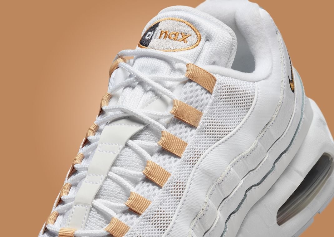 Nike Air Max 95 White Metallic Gold