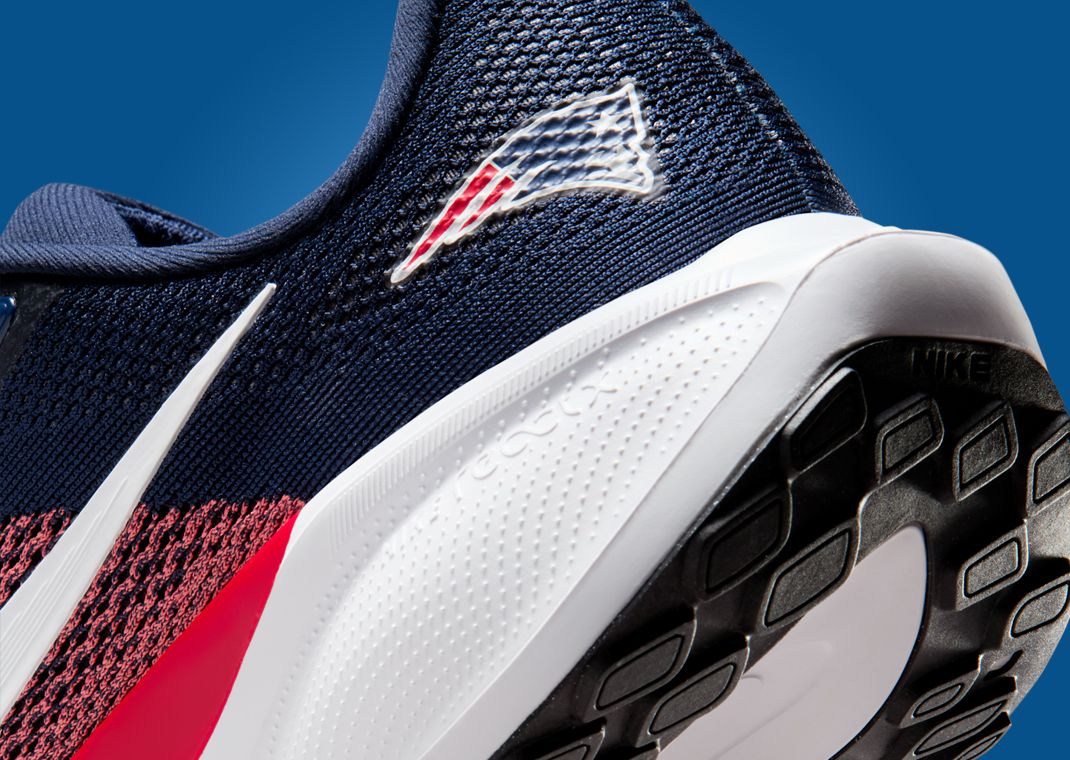NFL x Nike Pegasus 41 New England Patriots Heel Detail