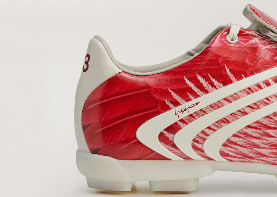 Y-3 adidas F50 Tunit Red Eagle - Heel Detail