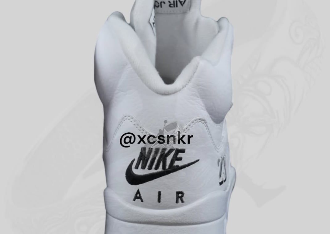 Air Jordan 5 Retro White Metallic