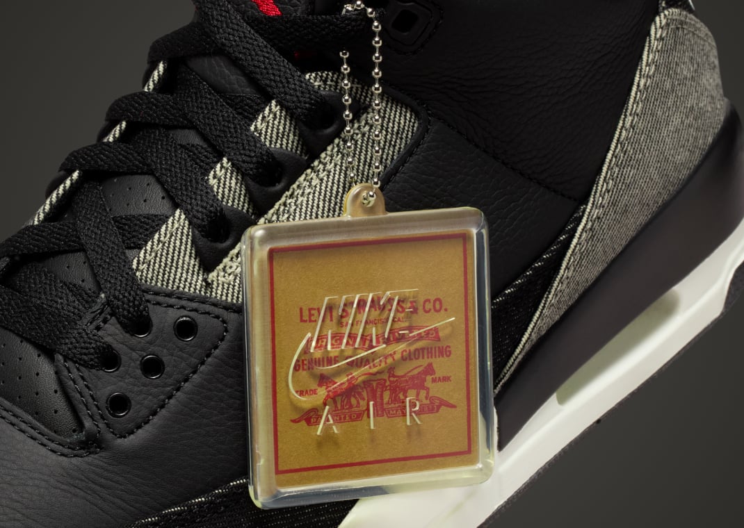 Levi's x Air Jordan 3 Retro Black Cement
