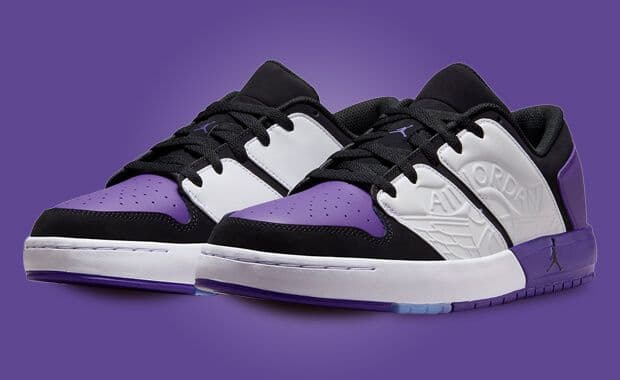 This Air Jordan Nu Retro 1 Low Is Covered In White, Black and Field Purple