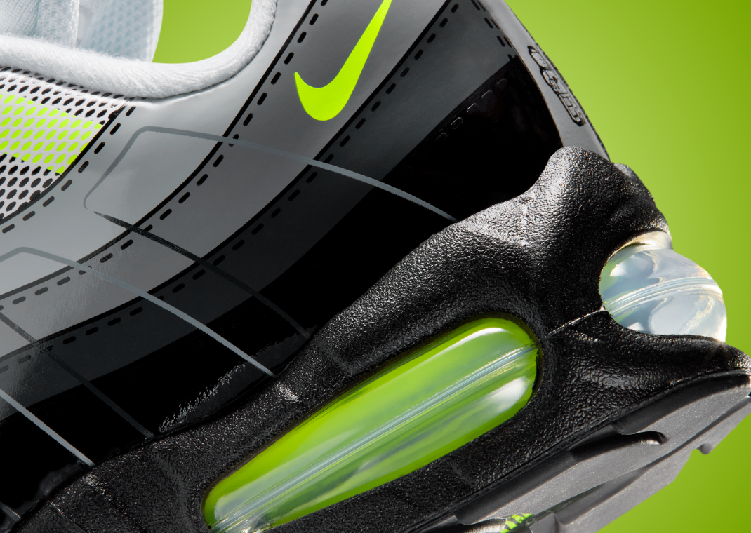 LEGO x Air Max 95 Neon (GS) - Heel Detail