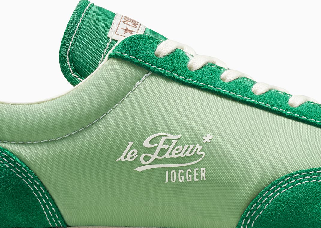Tyler, The Creator x Converse Coach Jogger Forest Shade Green Detail