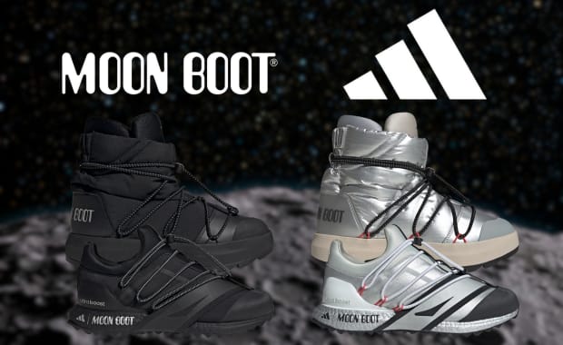 Moon Boot and adidas Bring Space Blanket Silver to Boosted Snow Shoe Collab