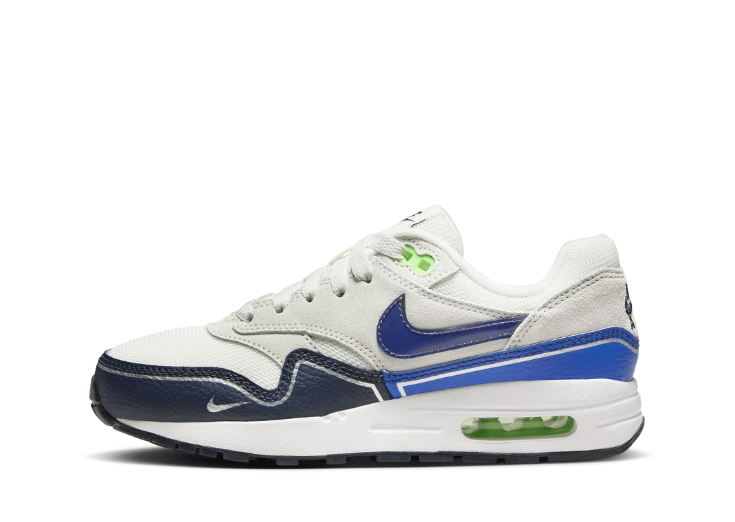 Nike Air Max 1 Summit White Hyper Royal (GS)