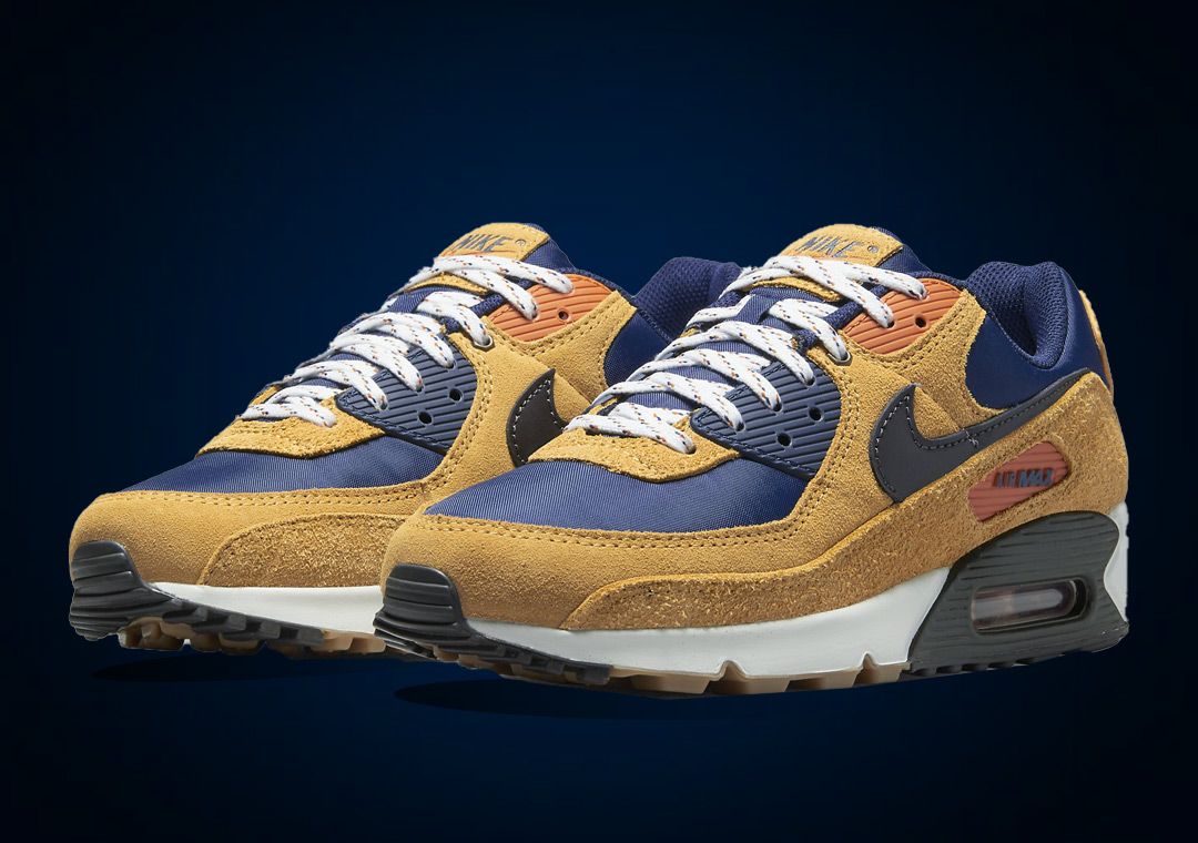 nike air max 90 university gold battle blue