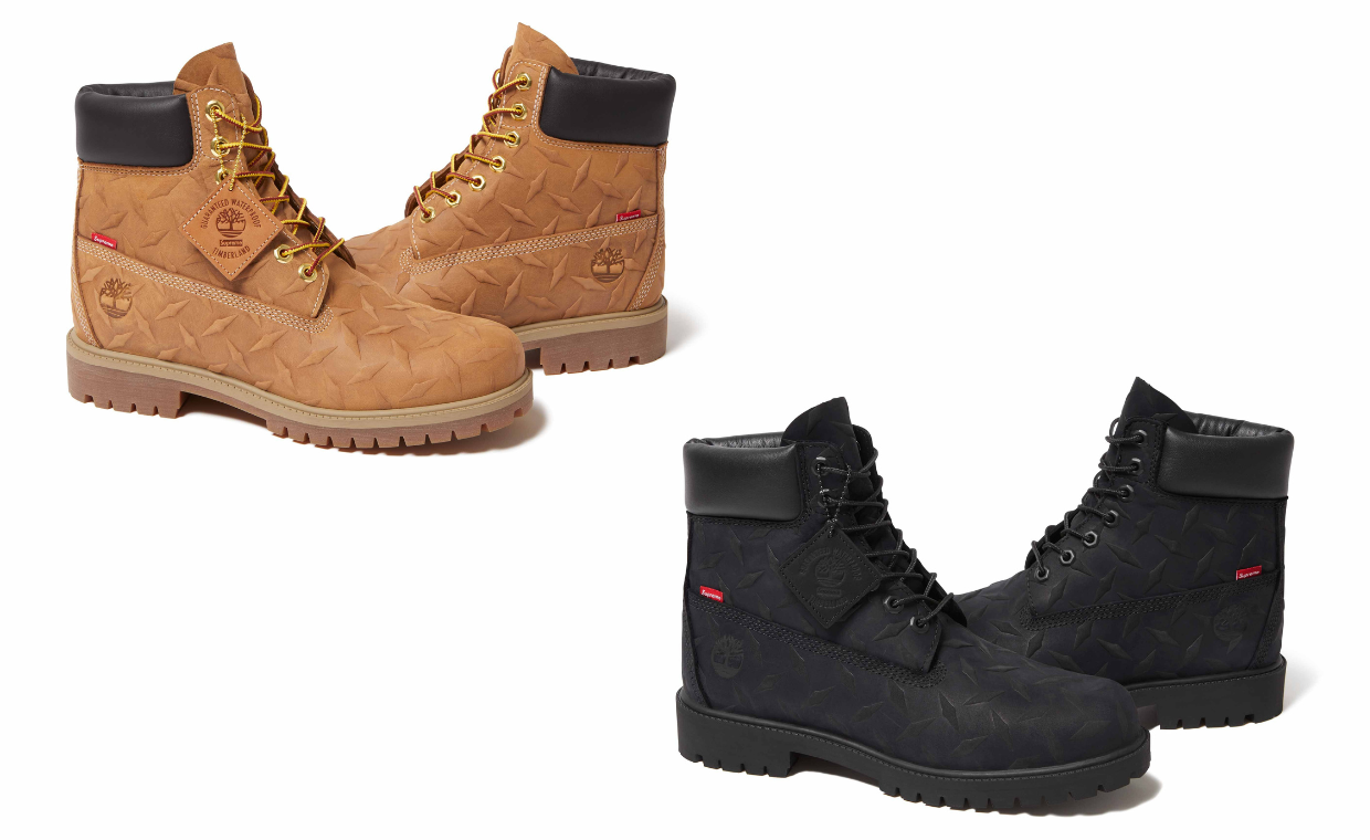 Supreme and Timberland are Bringing Back the Diamond-Plated 6-Inch Boot
