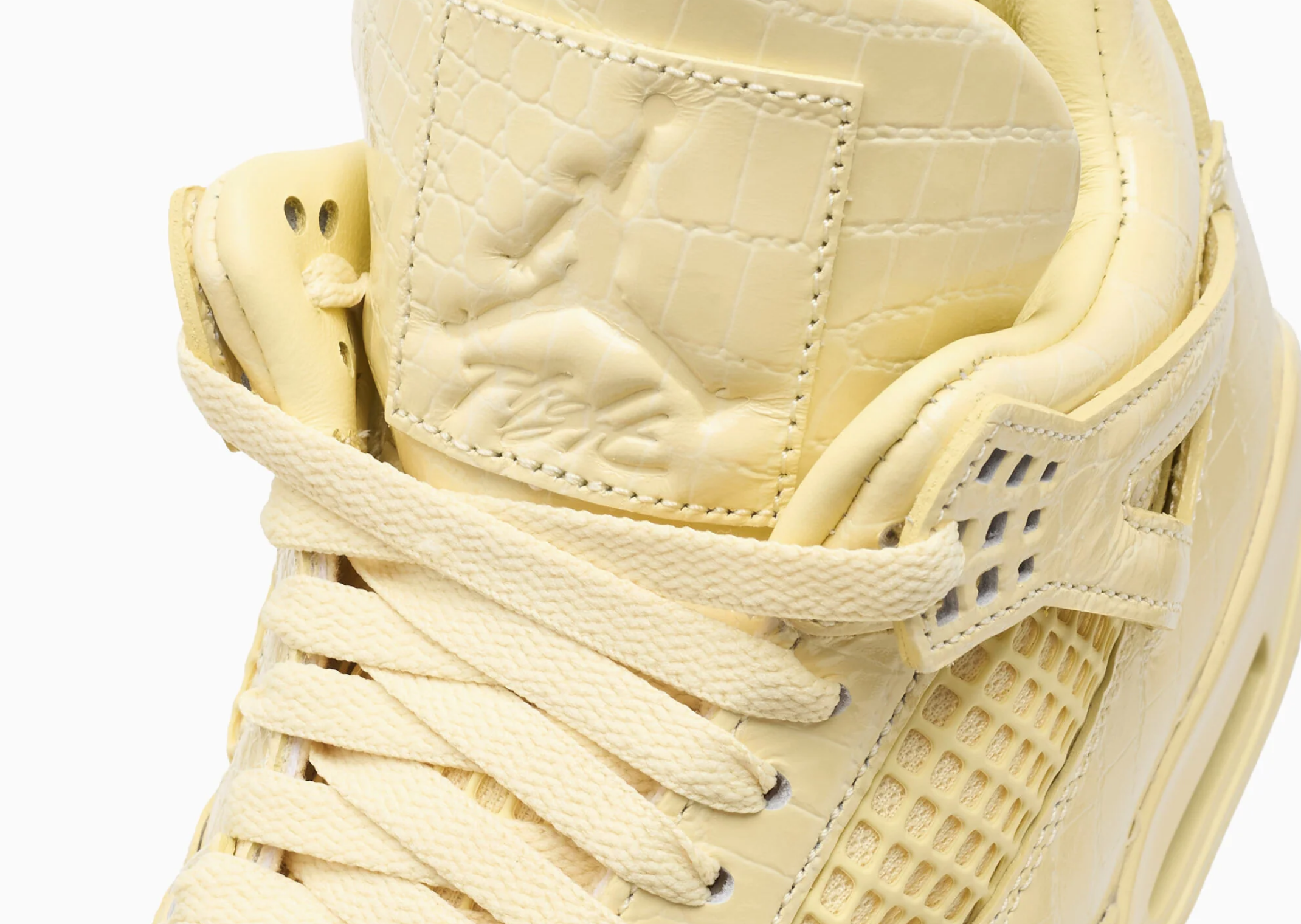 J. Balvin x Air Jordan 4 Retro Lemonade - Detail