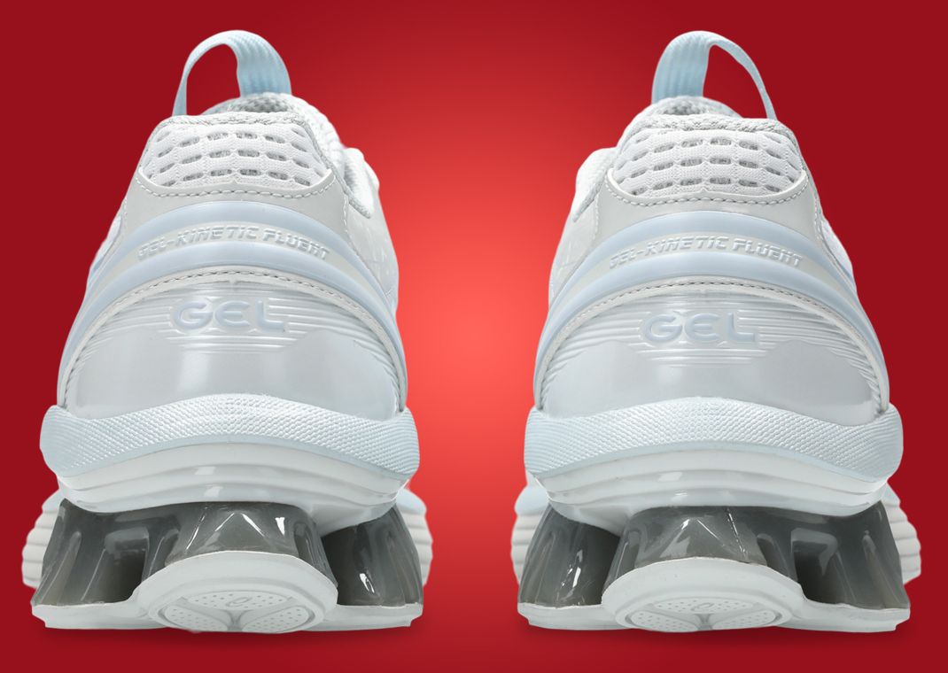 Kiko Kostadinov x Asics US6-S Gel-Kinetic Fluent Glacier Grey Heel