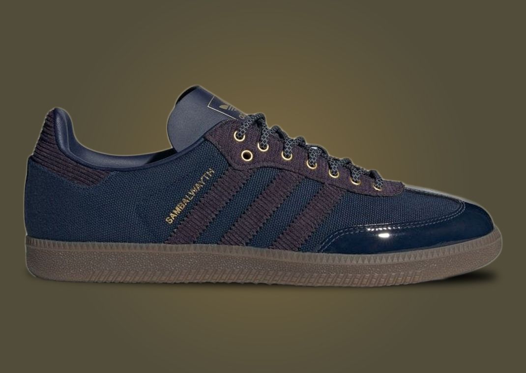 ALWAYTH x adidas Samba College Navy Lateral