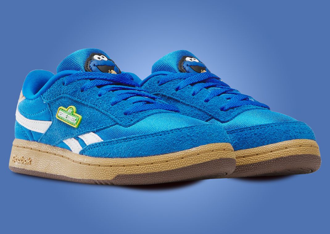 Sesame Street x Reebok Club C Revenge Cookie Monster Angle