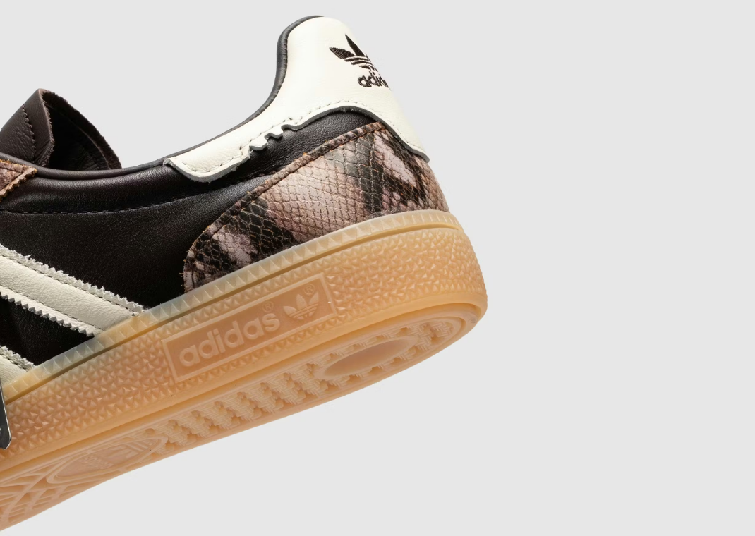 The Whitaker Group x adidas Handball Spezial Houston Rodeo Do Not Duplicate Black - Heel Detail