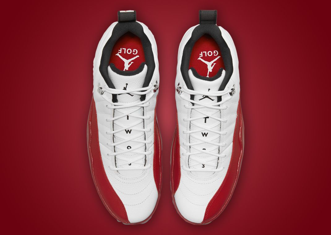 【Jordan 12 Retro】 Low Golf Cherry Nike Air Jordan 12 Retro Low Golf Cherry Mens Size 9.5