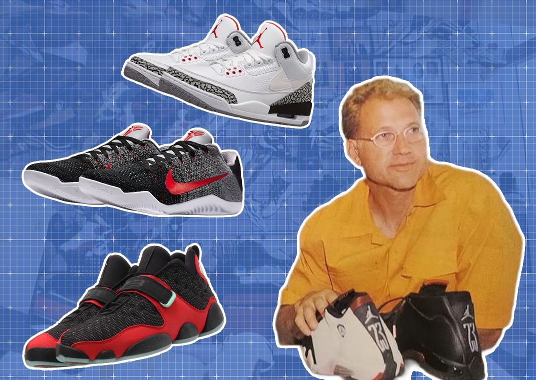 Tinker Hatfield-themed Nikes and Air Jordans