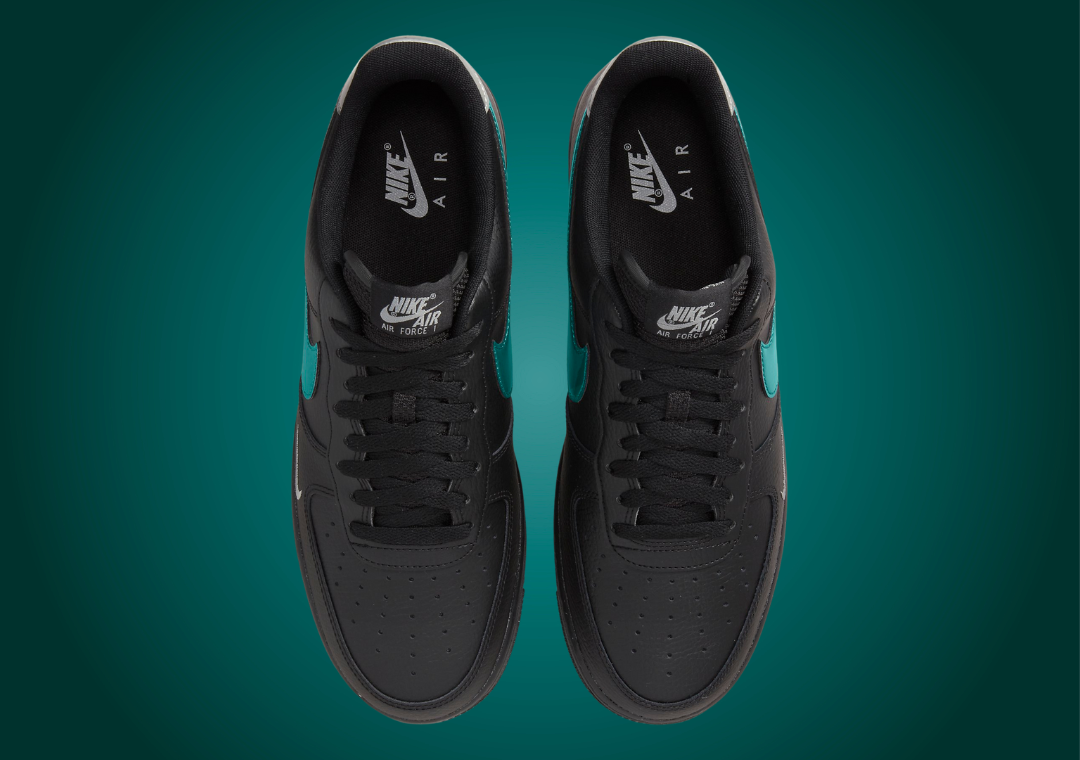 nike air force 1 low black blue fury cool grey