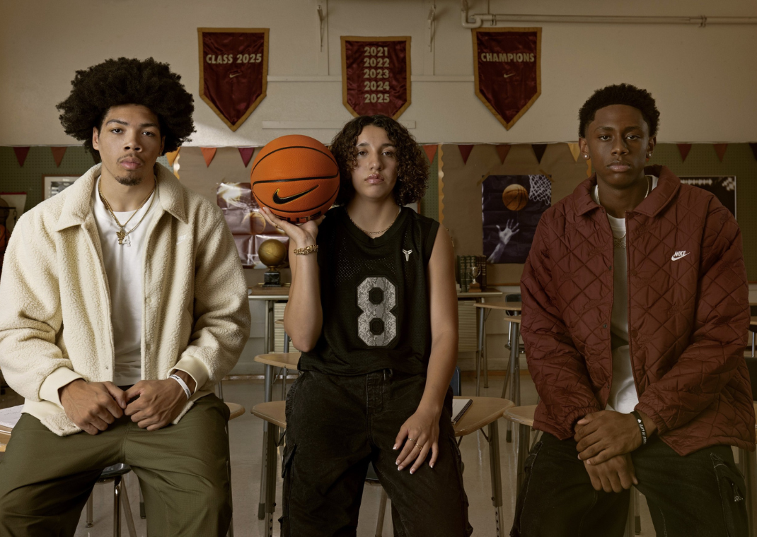 Tyran Stokes (left), Aaliyah Chavez (center), and Brandon McCoy (right)