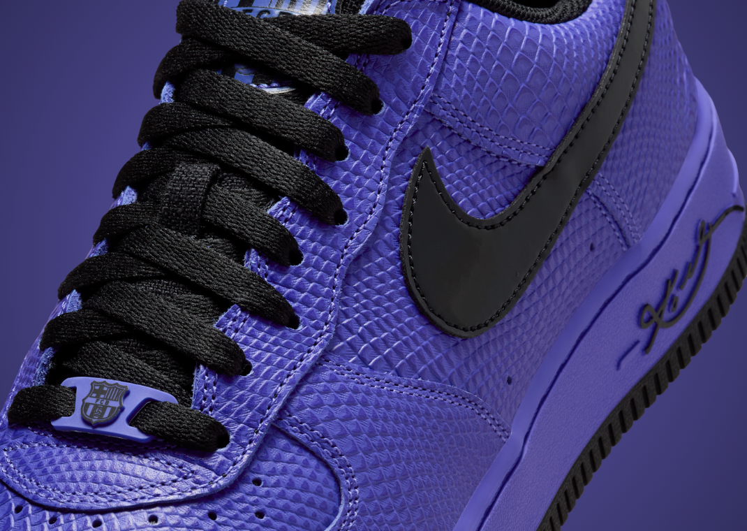 FC Barcelona x Kobe Bryant x Nike Air Force 1 Low Protro Detail