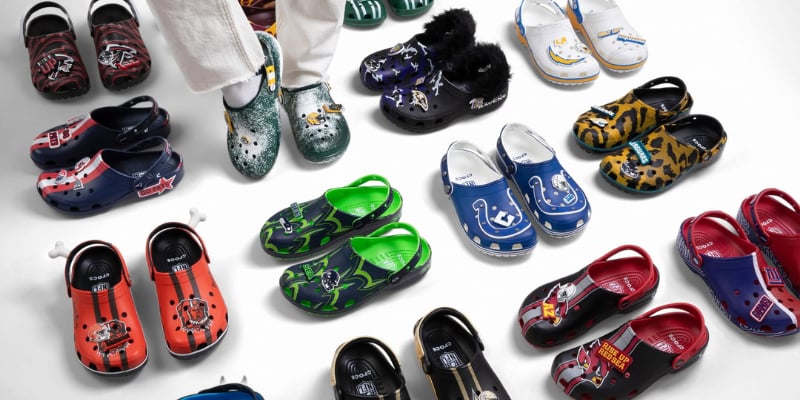 Crocs and the NFL are Dropping 16 New Team Classic Clogs