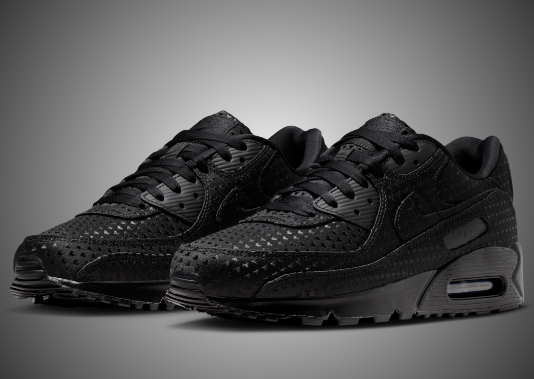 Nike Air Max 90 Valentine's Day Black - Angle